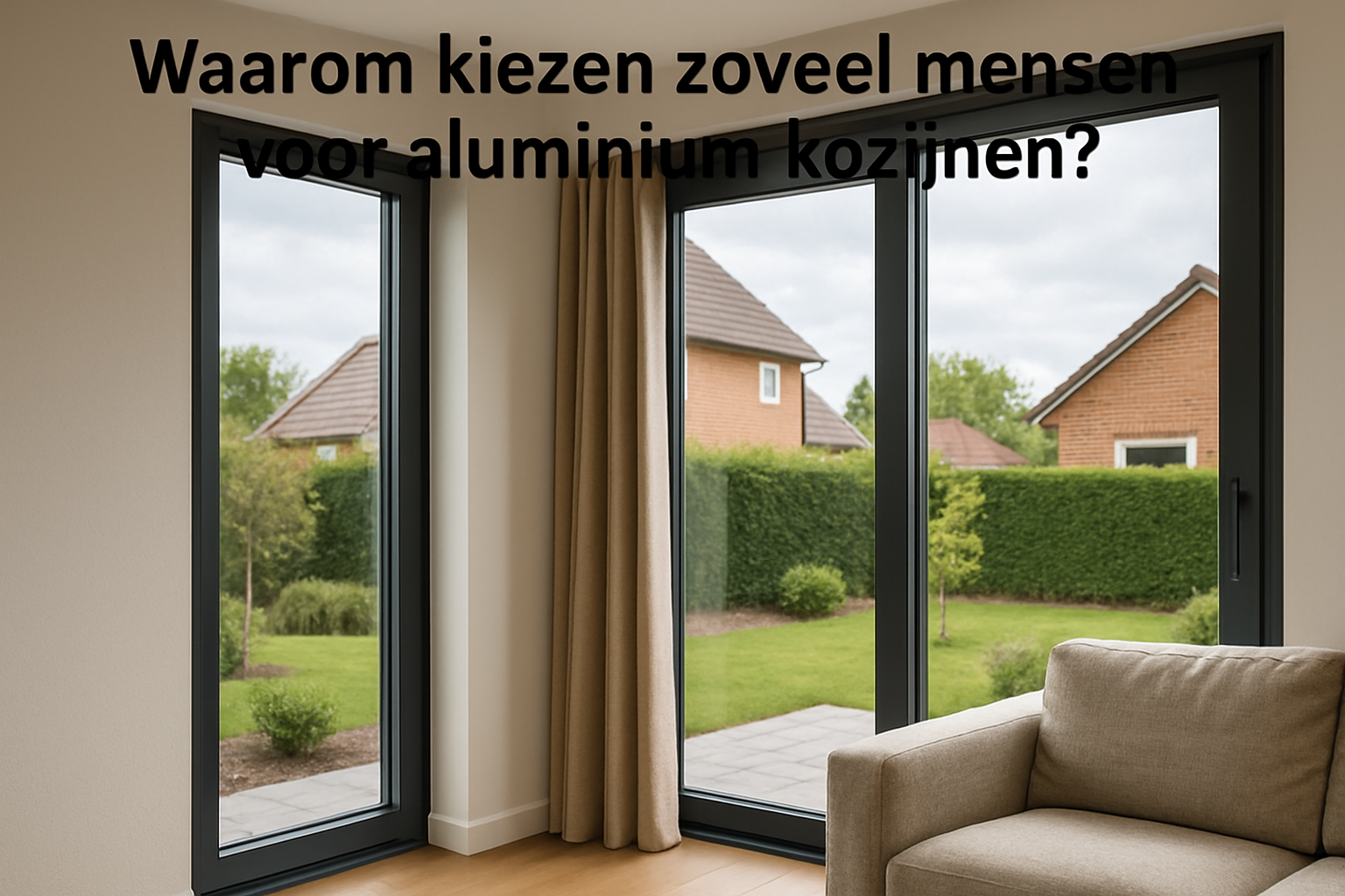 Waarom kiezen zoveel mensen voor aluminium kozijnen?